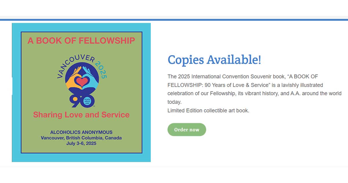 A BOOK OF FELLOWSHIP: 90 Years of Sharing Love and Service