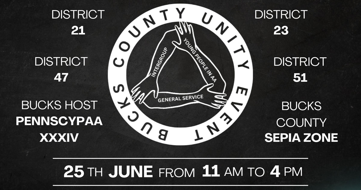 Bucks County Unity Event 2023 District 47 AA