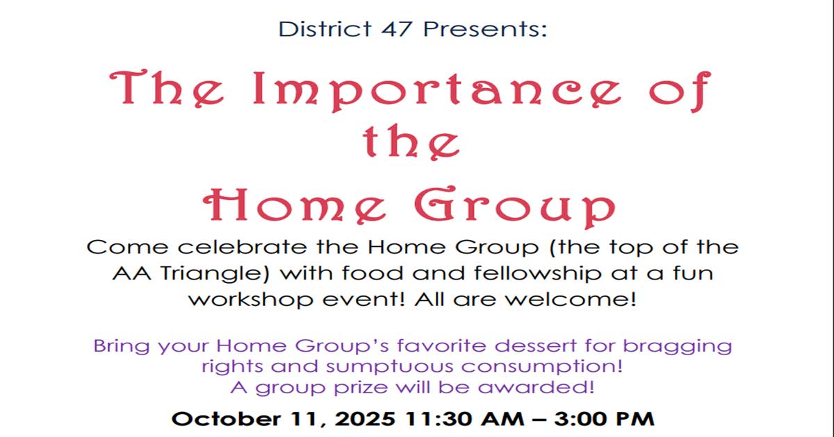 A.A. District 47 Workshop