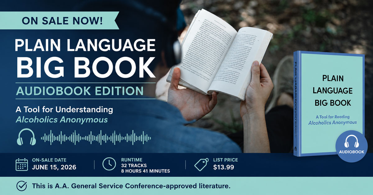 Plain Language Big Book Audiobook Now Available
