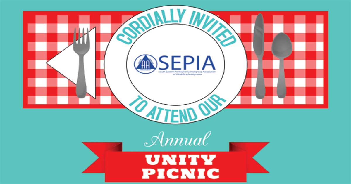 South Eastern Pennsylvania Intergroup Association of Alcoholics Anonymous Annual UNITY PICNIC