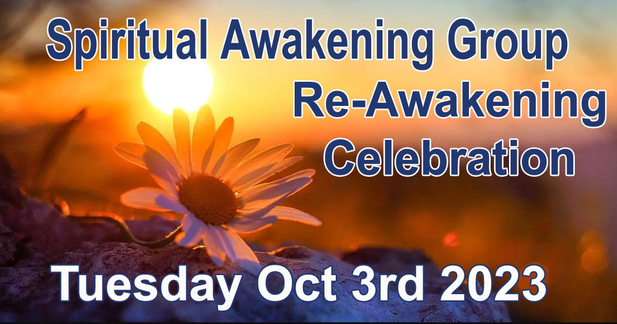 Spiritual Awakening Group Re-Awakening Celebration